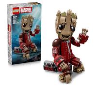LEGO | Marvel Ravager Jumpsuit Groot Figure - Collectible Superhero Toy - Cute Desk or Bedroom Decor Idea - Birthday Gift for 10+ Year Old Boys & Fans - 76341