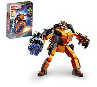 LEGO Marvel Rocket Mech Armour Set, Guardians of the Galaxy Racoon Buildable Action Figure Toy, Avengers Collectable Gift Idea for Kids 6 Plus Years Old 76243