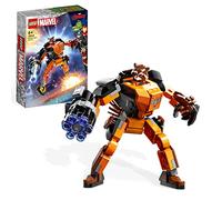 LEGO Marvel Rocket Mech Armour Set, Guardians of the Galaxy Racoon Buildable Action Figure Toy, Avengers Collectable Gift Idea for Kids 6 Plus Years Old 76243