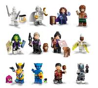 LEGO Marvel Series 2 Minifigure: Complete Set of 12 Minifigures: Beast Wolverine Moon Knight Hawkeye - Includes Calendar Man Capes - Superheroes 71039