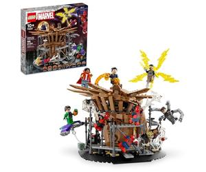 LEGO Marvel Spider-Man Final Battle 76261 Building Toy Set, Marvel Collectible Based on The Climax of The Spider-Man: No Way Home Movie, Multiverse Marvel Playset with 3 versions of Spider-Man
