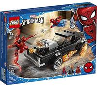 LEGO Marvel Spider-Man: Spider-Man and Ghost Rider vs. Carnage 76173 Collectible Building Toy for Kids, New 2021 (212 Pieces)