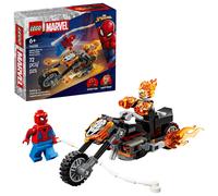 LEGO Marvel Spider-Man vs. Ghost Rider Motorcycle Building Toy for Boys & Girls, Ages 6+ - Super Hero & Villain Playset W/2 Marvel Minifigures - Gift