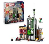 LEGO Marvel Spider-Man vs. Oscorp 76324 | Toys for 10+ Year Old Boys, Interactive Superhero Set, Motorbike Model & 8 Minifigures, Gift Idea, 808 Pieces