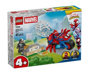 LEGO | Marvel Spidey on his Motorcycle vs. Rhino Toy 11206