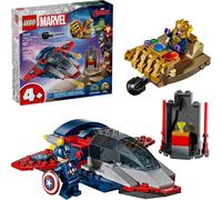 LEGO® ǀ Marvel Captain America vs. Thanos, Super Hero Building Toy with Minifigures 76319