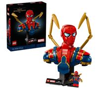 LEGO Marvel Iron Spider-Man Bust - Display Model Building Set for Adults incl. 2 Movable Arms, a Rotating Head & a Super Hero Minifigure - Collectible Avengers Gift for Fans - 76326