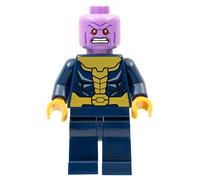 LEGO Marvel Super Heroes Thanos No Helmet Minifigure from 76196 (Bagged)