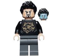 LEGO Marvel Super Heroes Tony Stark Black Jumper Minifigure from 76194 (Bagged)