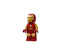 LEGO Marvel Superheroes Iron Man Dark Red Armour with Visor Minifigure from 76310