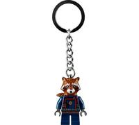 LEGO Marvel Superheroes Rocket Raccoon Minifigure Keyring 854296
