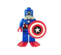LEGO Marvel Superheroes Scuba Captain America minifigure - super heroes Captain America in Scuba Gear