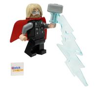 LEGO Marvel Superheroes: Thor Minifigure with Mjölnir and Lightning