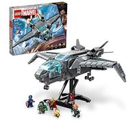 LEGO Marvel The Avengers Quinjet 76248, Spaceship Building Toy Set with Thor, Iron Man, Black Widow, Loki and Captain America Minifigures, Infinity Saga
