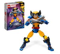 LEGO Marvel Wolverine Construction Figure, X-Men Action Figure Set with 6 Claw Elements, Play and Display Iconic Superheroes Collection, Collectible Toys 76257