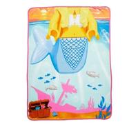 LEGO® Mermaid 46 in. x 60 in. Plush Throw. Soft, Warm and Comfy Item-5007185