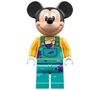 LEGO Mickey Mouse - Dark Turquoise Overalls minifigure from set 43221