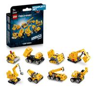 LEGO Mighty Machines - LEGO 42233 Complete Set with All 8 Models | LEGO Technic Construction Vehicle Series, 8 x 42233 LEGO Excavator, Concrete Mixer, Crane, Collectable, Full Series