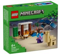 LEGO Minecraft 21251 Steve’s Desert Expedition Set - Llama & Phantom Build Toy