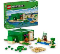 Lego Minecraft 21254 The Turtle Beach House Playset With Mini Figures