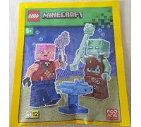 LEGO Minecraft Adventurer with Drowned and Axolotl Minifigure Foil Pack Set 662303 (Bagged)