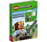 LEGO® Minecraft®: Armoursmith Adventure Activity Book (with Armoursmith minifigure and accessories)