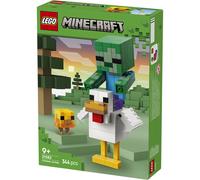 LEGO Minecraft Chicken Jockey Building Set 21582 Posable Mob Figures