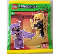 LEGO Minecraft Hero and Blaze Minifigure Paper Bag Set L0002248