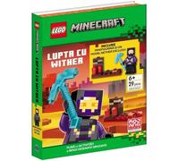 Lego Minecraft: Lupta cu Wither. 29 piese + Carte de activitati si benzi desenate, Editie in limba romana