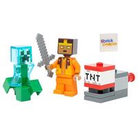 LEGO Minecraft Mini Set: Hero Minifigure with Charged Creeper
