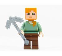 LEGO Minecraft Minifigure Alex Minifig with Iron Pickaxe by LEGO