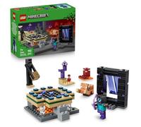 LEGO Minecraft Nether & End Portal Journey - Building Toy w/a Cool Hero, Enderman & Baby Hoglin Mob Figures - Gaming Gift for 7+ Year Old Boys & Girls - 21584