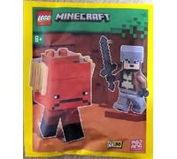 LEGO Minecraft Nether Hero and Strider Minifigures Paper Bag Set 662402