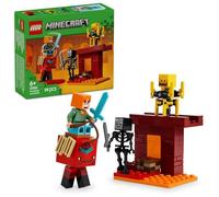LEGO Minecraft Nether Lava Battle Toy Birthday Gift Educational Building Blocks