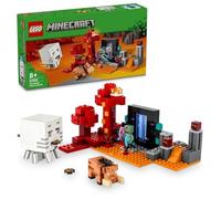 LEGO Minecraft Nether Portal Battle Toy Birthday Gift Blocks Boys and Girls Ages
