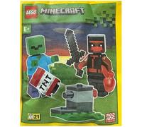 LEGO Minecraft Ninja, Zombie and TNT Launcher Minifigures Paper Bag Set 662304