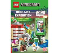 LEGO® Minecraft™: Rare Mob Expedition - Search & Find Sticker Activity Book (with Alex minifigure, endermite, pickaxe and map)