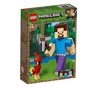 LEGO Minecraft Steve BigFig with Parrot 21148 Building Kit (159 Pieces)