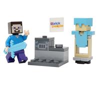 LEGO Minecraft: Steve Minifigure with Furnace and Diamond Armor