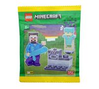 LEGO Minecraft: Steve Minifigure with Furnace and Diamond Armor