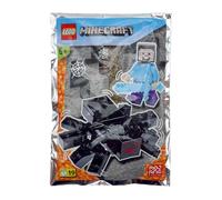 LEGO Minecraft: Steve Minifigure with Pickaxe and Spider