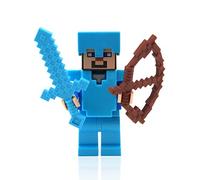 LEGO Minecraft Steve with Diamond Armor and Sword