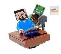 LEGO Minecraft: Steve with Drowned Zombie Minifigures