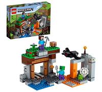 Lego Minecraft The Abandoned Mine Building Toy, Zombie Cave with Slime, Steve & Spider Figures, Gift idea for Kids, Boys and Girls Age 7 Plus 21166