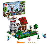 LEGO Minecraft The Crafting Box 3.0 21161 Minecraft Brick Construction Toy and Minifigures, Castle and Farm Building Set, Great Gift for Minecraft Players Aged 8 and up, New 2020 (564 Pieces)