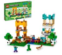 LEGO Minecraft The Crafting Box 4.0 21249 Building Toy Set Custom-Build Playset Featuring Classic Bricks Figures and Game Accessories Model Guides