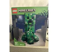 LEGO Minecraft The Creeper Toy - Posable Mob Figure incl. a Hidden Compartment with a Pig & TNT Element - Building Set for 10+ Year Old Boys, Girls & Gaming Fans - 21276