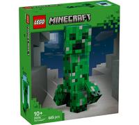 LEGO Minecraft The Creeper Toy - Posable Mob Figure incl. a Hidden Compartment with a Pig & TNT Element - Building Set for 10+ Year Old Boys, Girls & Gaming Fans - 21276