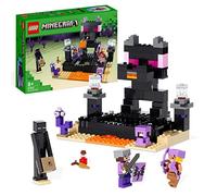 LEGO Minecraft The End Arena, Player-vs-Player Battle Playset, Action Toys for Kids, Boys & Girls 8 Plus Years Old, with Lava, Ender Dragon and Enderman Figures 21242