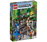 LEGO Minecraft The First Adventure 21169 Hands-On Minecraft Playset; Fun Toy Featuring Steve, Alex, a Skeleton, Dyed Cat, Moobloom and Horned Sheep, New 2021 (542 Pcs), Multicolor